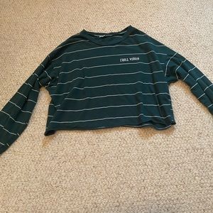 Charlotte Russe Green Long Sleeve